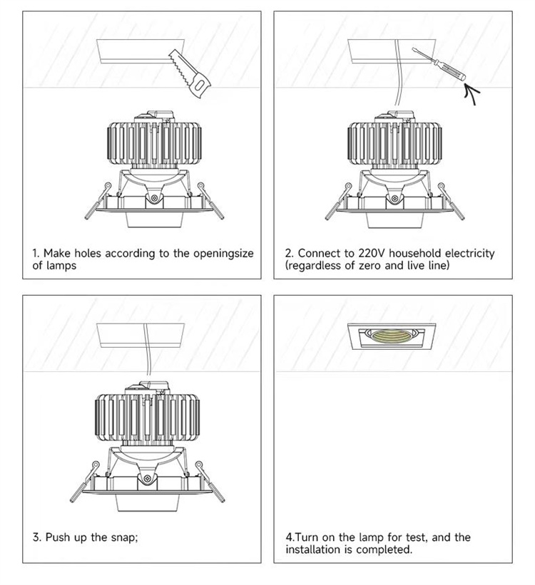 installing downlights