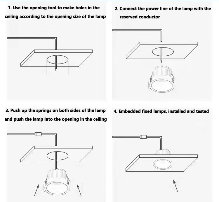 Installing downlights