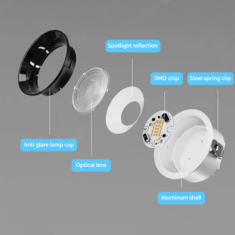 Shallow downlights