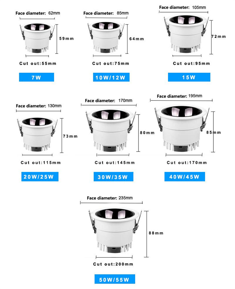 Smart led downlights