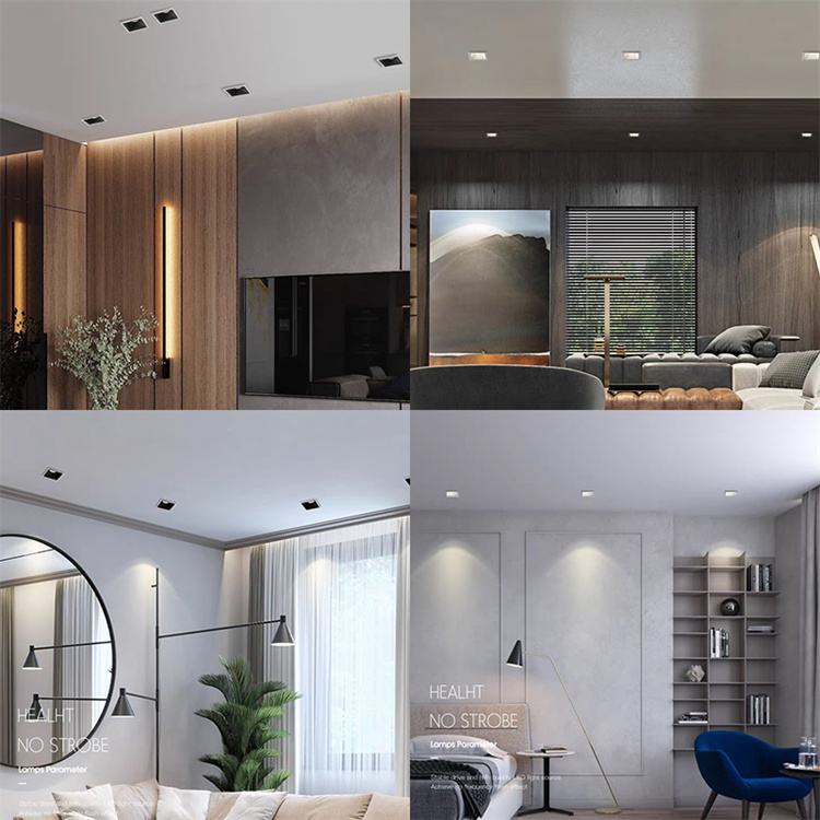 Square led recessed lights
