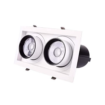 Eyeball Recessed Light Led Double Head Downlight FT-GL04*2 Square