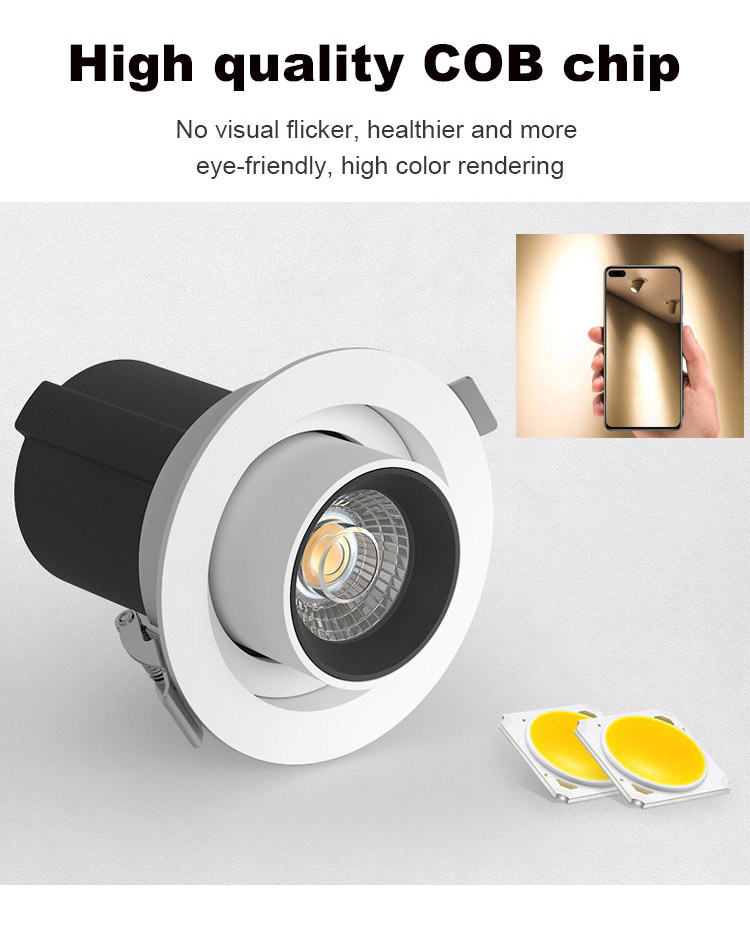 Adjustable downlights