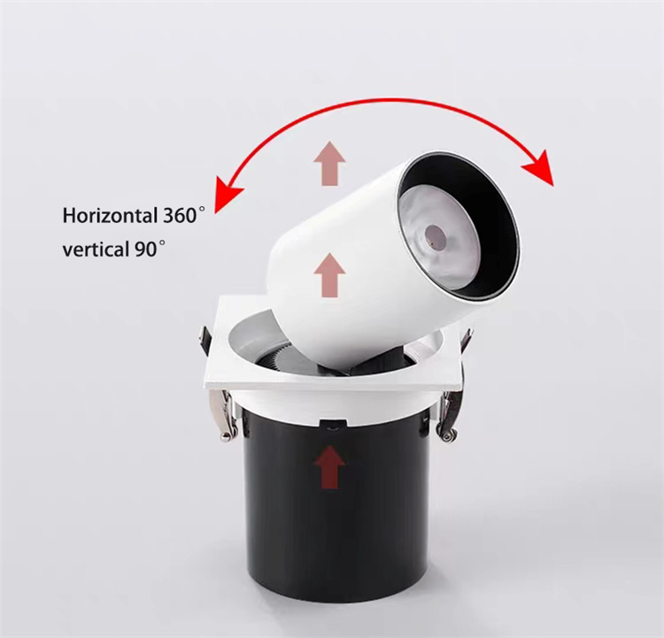 adjustable recessed lighting