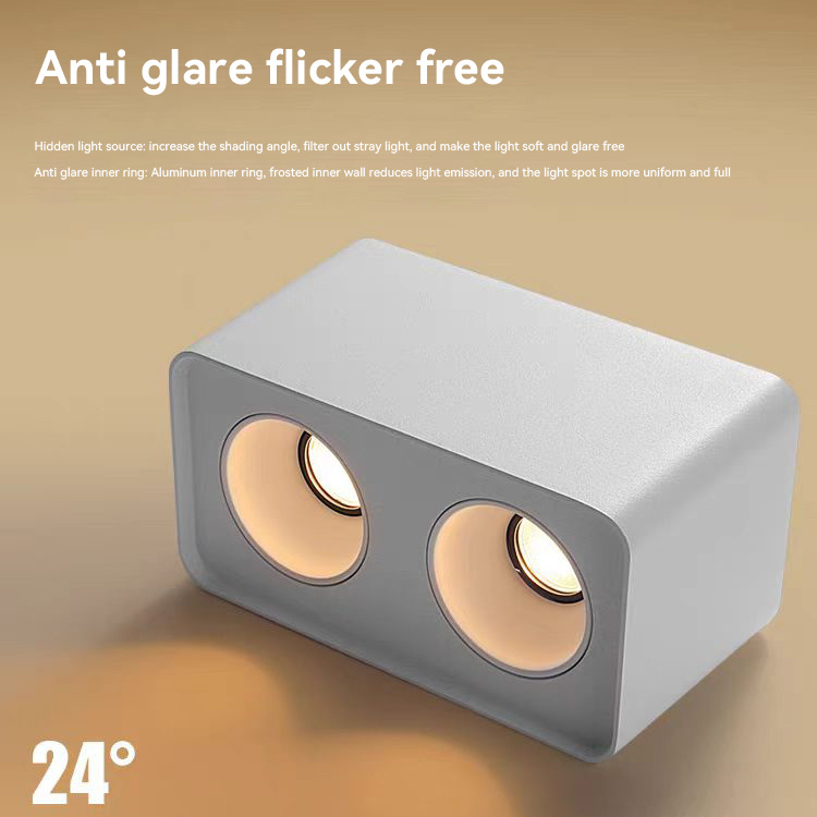 Anti glare downlight ceiling