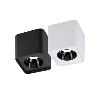 Adjustable Surface Mounted Downlight Concrete Ceiling Square Light FT-GL08