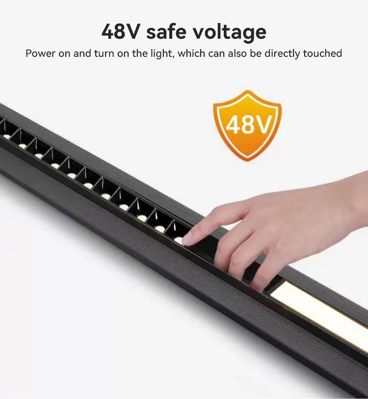 magnetic rail ceiling system