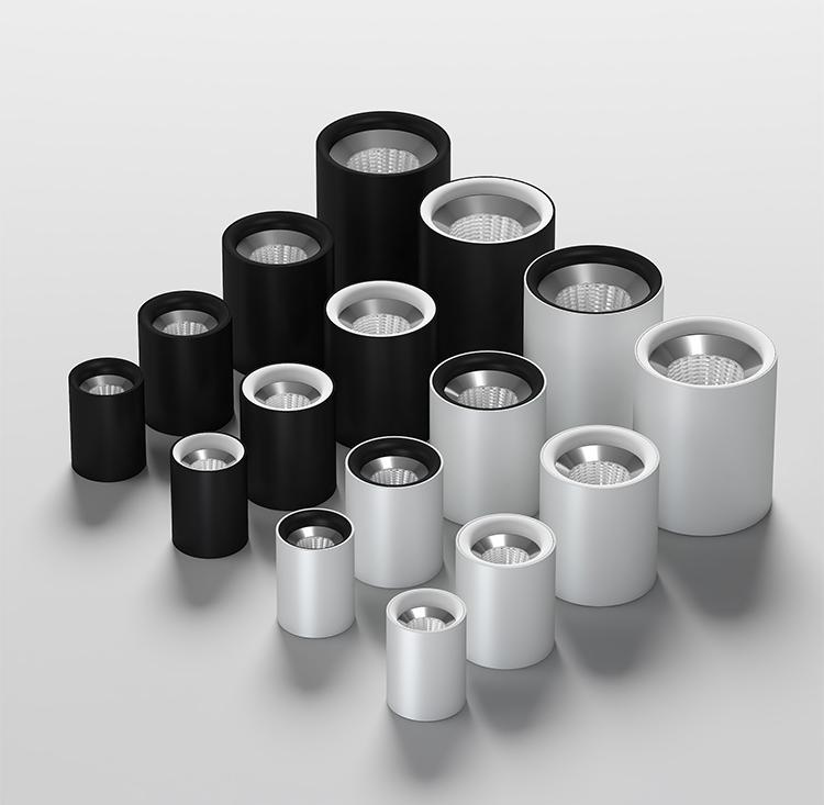 Surface mounted ceiling downlight