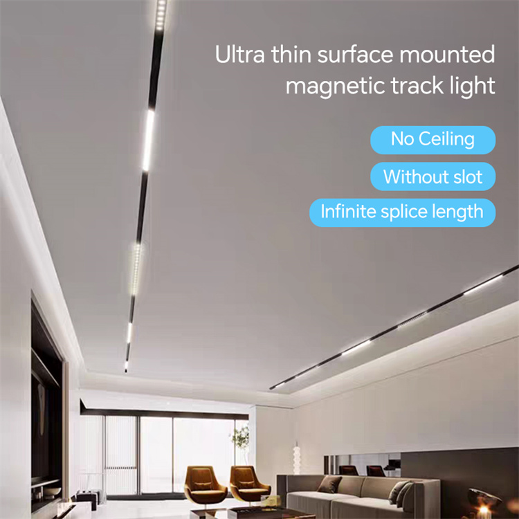 Surface mounted magnetic track light1