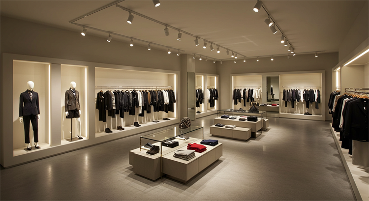 How Do Clothing Stores Choose Track Lights?