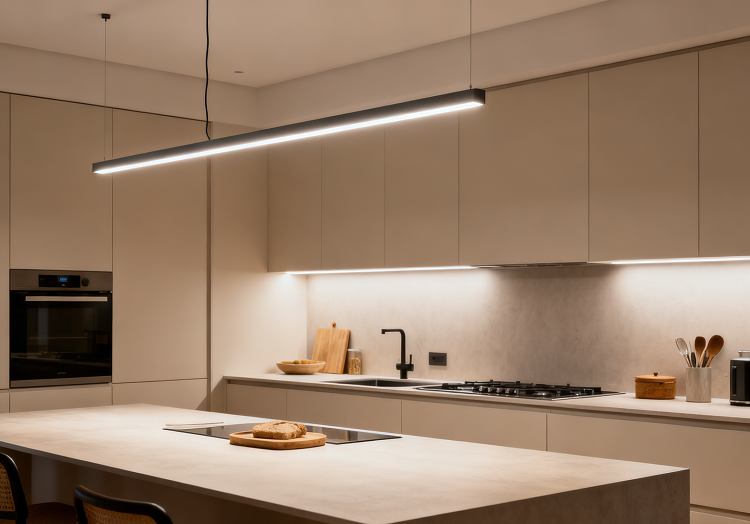 How Long Should a Linear Island Light Be?