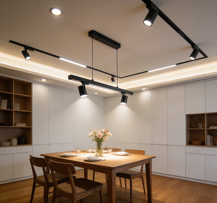 How to Install Magnetic Track Lighting on Ceiling？