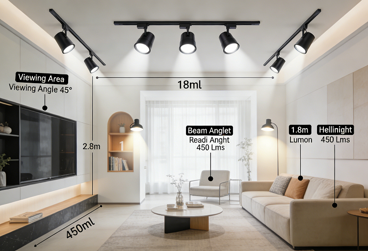 How Many Spot Lights in a Living Room？