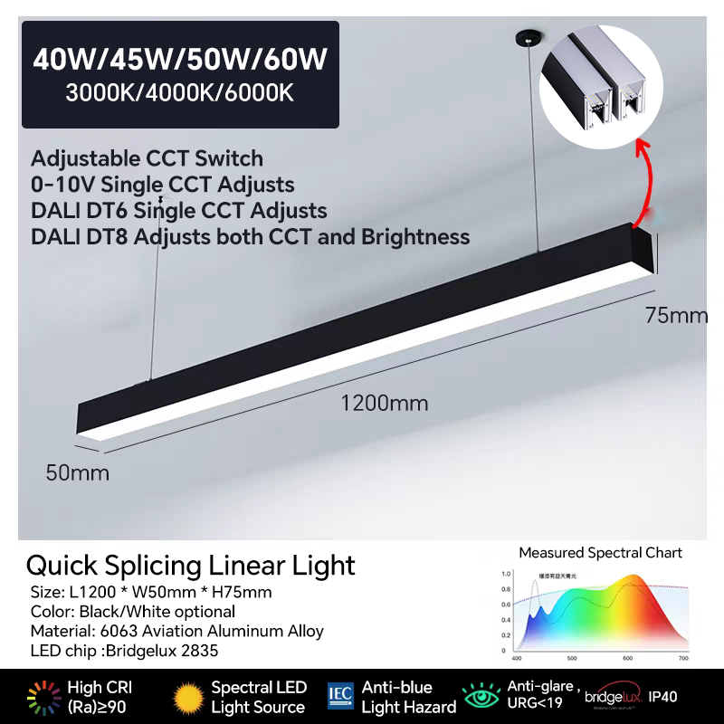 led pendant linear light