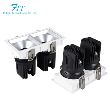 Waterproof Twin‑Head LED Spotlight-HGS21 Square 2 head