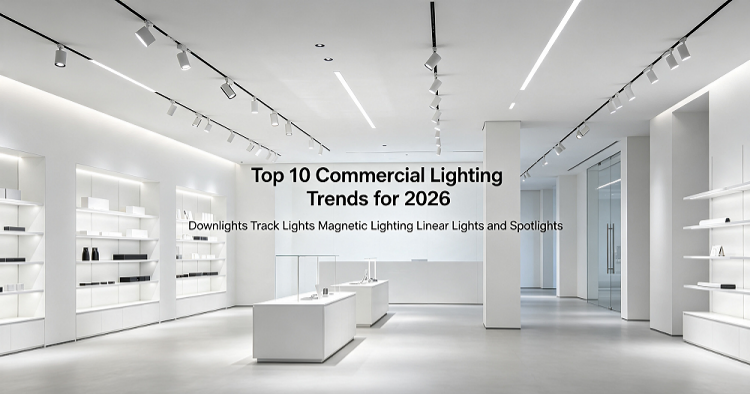 Top 10 Commercial Lighting Trends for 2026: Downlights Track Lights Magnetic Lighting Linear Lights and Spotlights