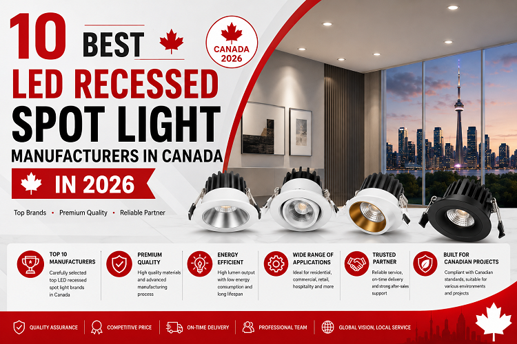 Les 10 meilleurs fabricants de projecteurs LED au Canada en 2026
