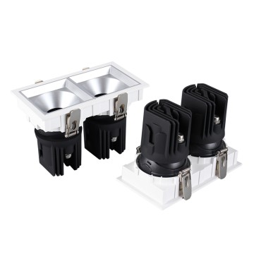 Waterproof Twin‑Head LED Spotlight-HGS21 Square 2 head