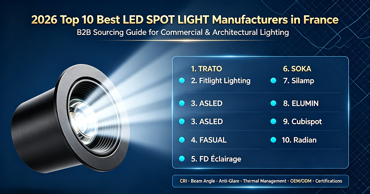 2026 Top 10 Best LED SPOT LIGHT Manufacturers in France