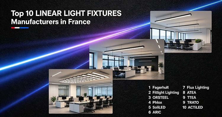 Top 10 LINEAR LIGHT FIXTURES Manufacturers in France