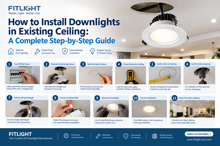 Imaynatataq Downlights nisqakunata churana kunan kaq techopi: Huk hunt'asqa Paso a Paso Guía