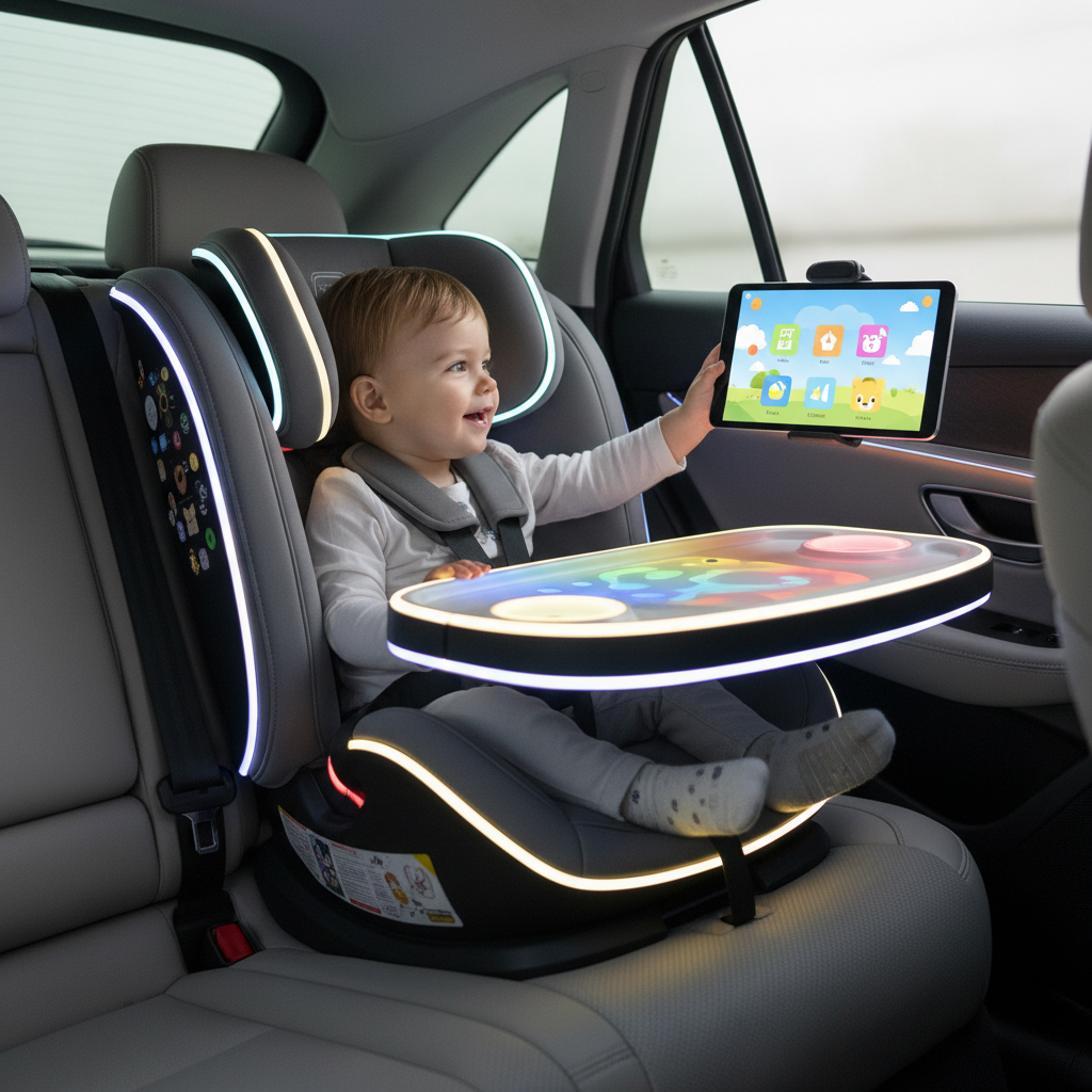 Bíll LED Strip ljós fyrir vitræna þróun barna