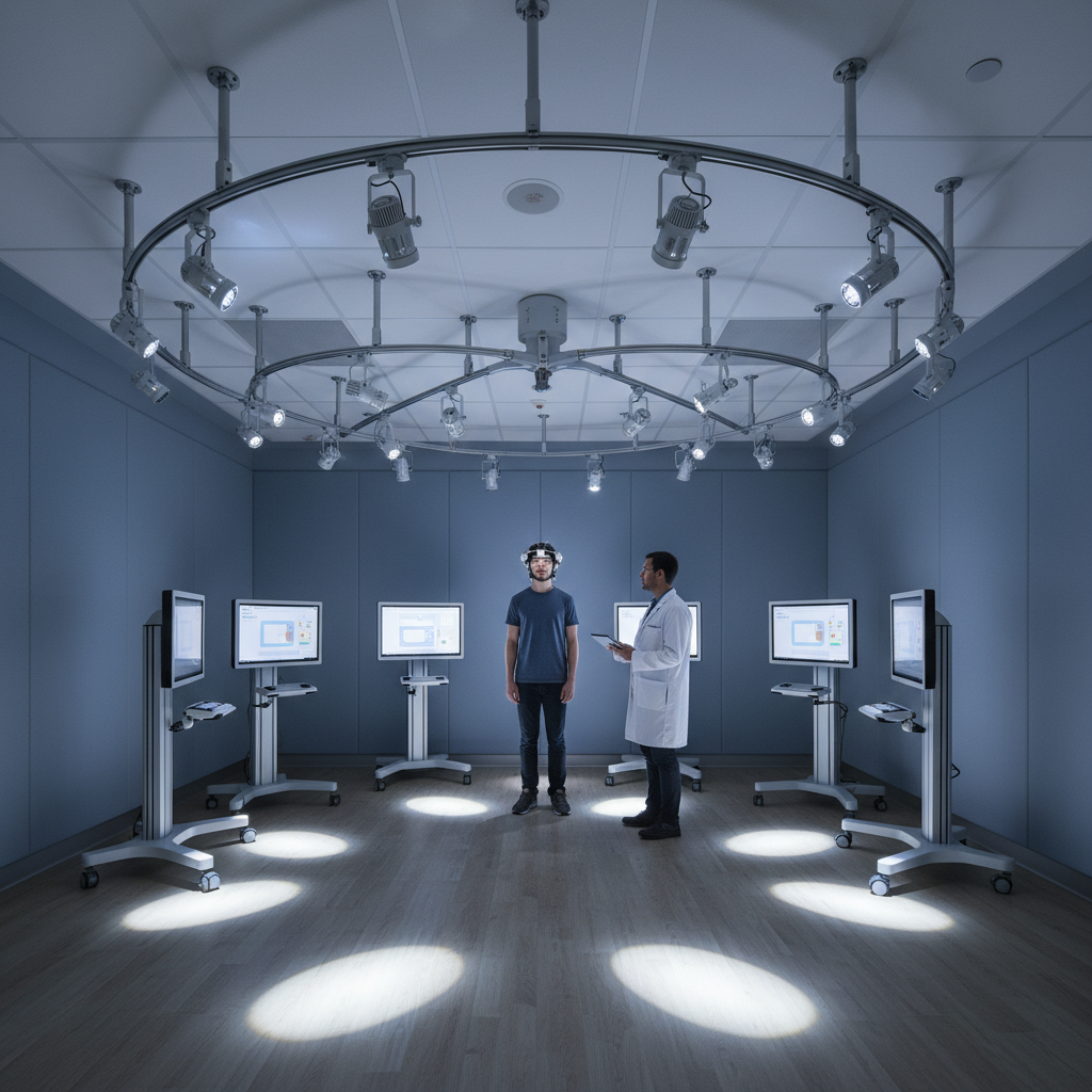 J Track Lighting fyrir matsstöðvar fyrir heilahristing