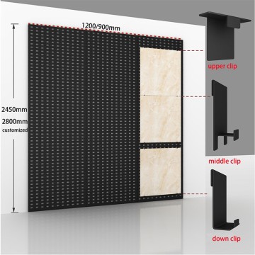 Perforated Tile Display Rack,Suitable for Various Sample Size