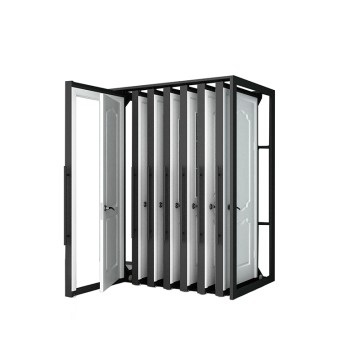 Pull-Push Sliding Door Slab Ceramic Display Stand For Showroom Exhibitions/MC-20