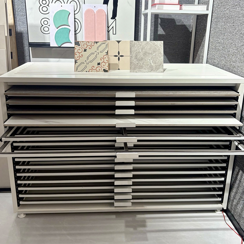 Premium 12-layer Table for Tile Samples – Heavy-Duty & Space-Saving3