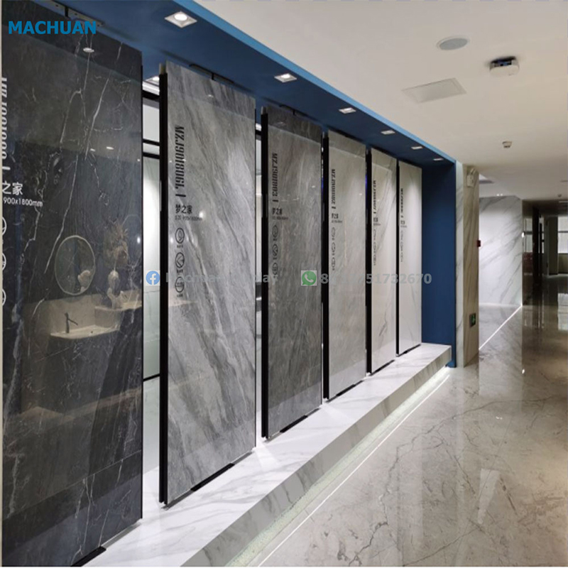 360 Double side rotation display rack1