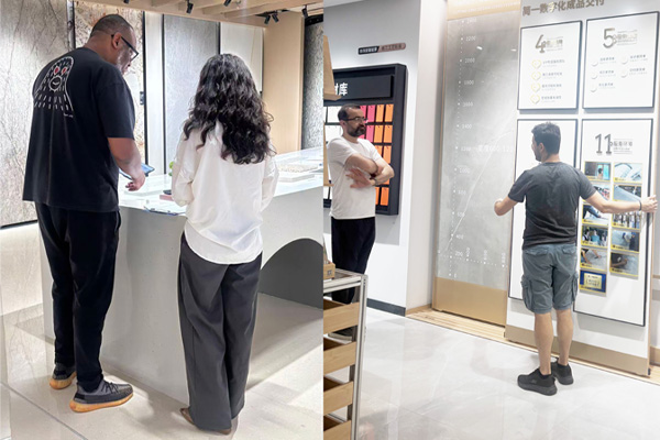 Visite nuestra sala de exposición de azulejos de Foshan durante la Feria de Cantón de 2026.