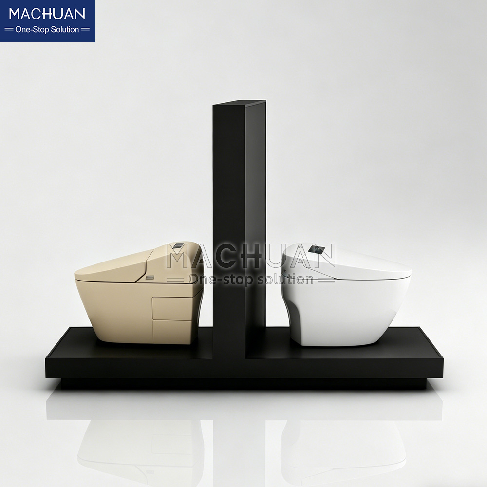 bathroom rack display