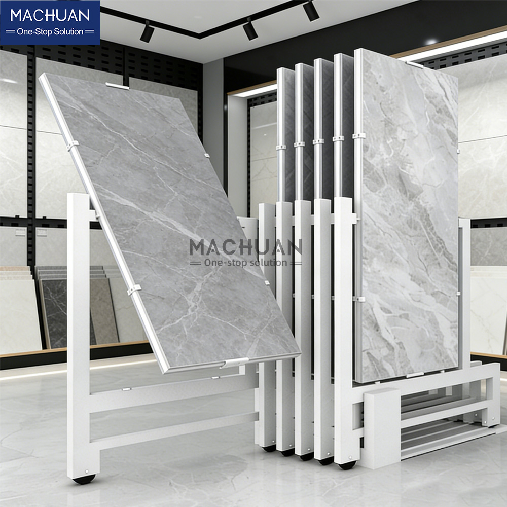 tile sample display rack