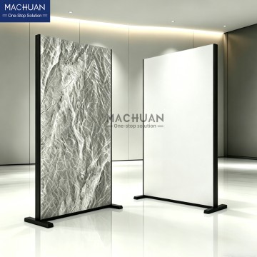 MC-F19 Movable Double-Sided Tile Display Stand for Large Size