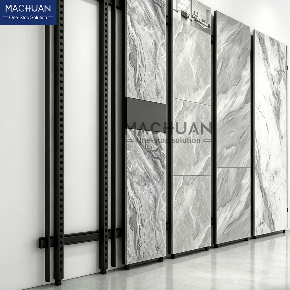 tile sample display rack