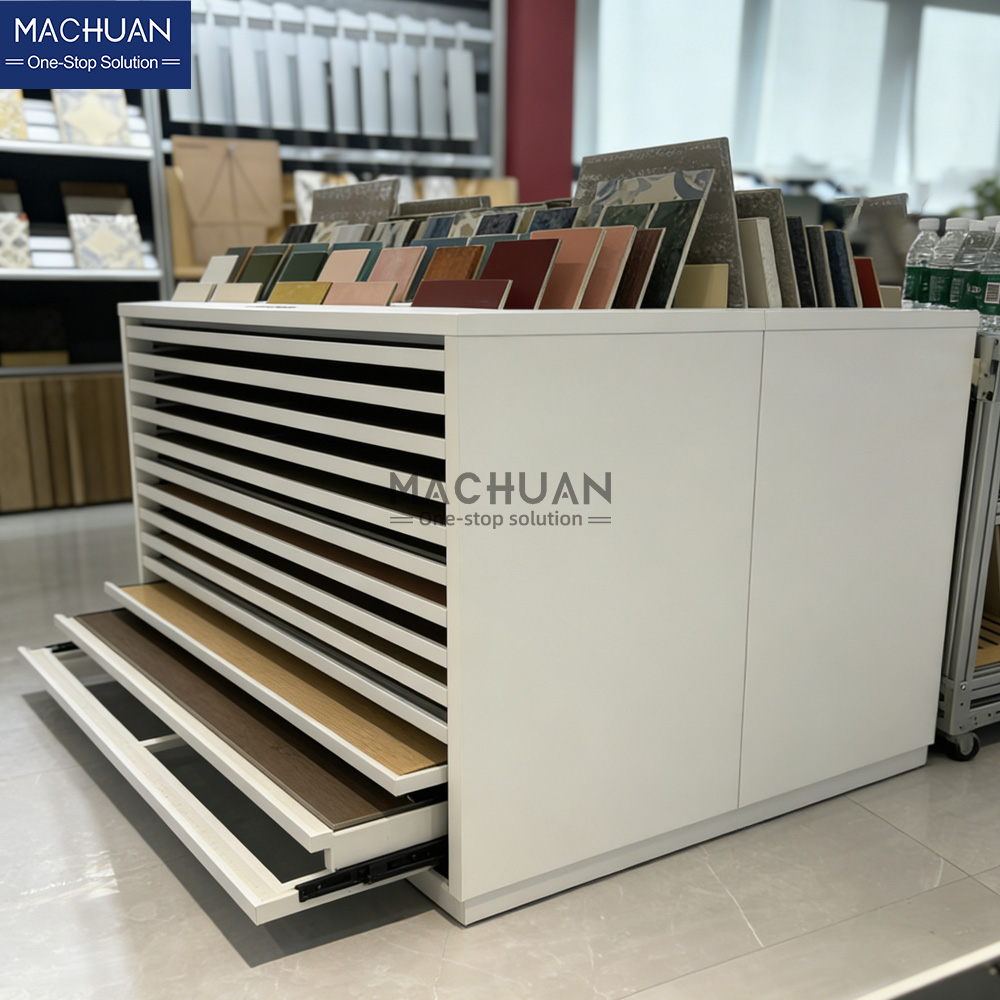 Metal Tile Display Table