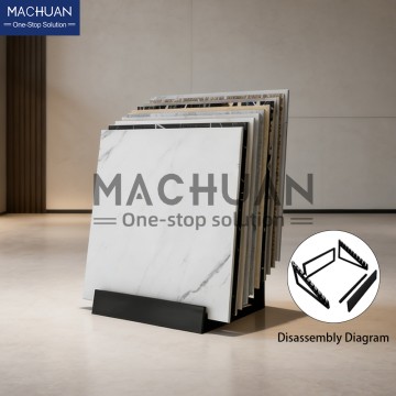 MC-P35 Detachable 800*800mm Tile Sample Display Rack