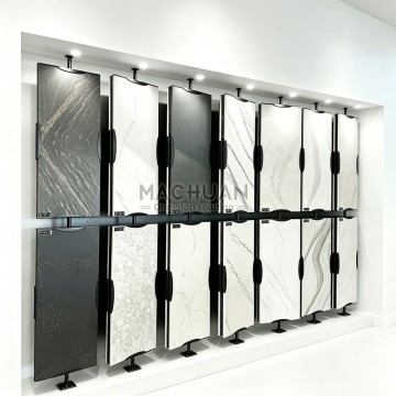 360 Degree Double-Sided Rotating Tile Sample Display Stand