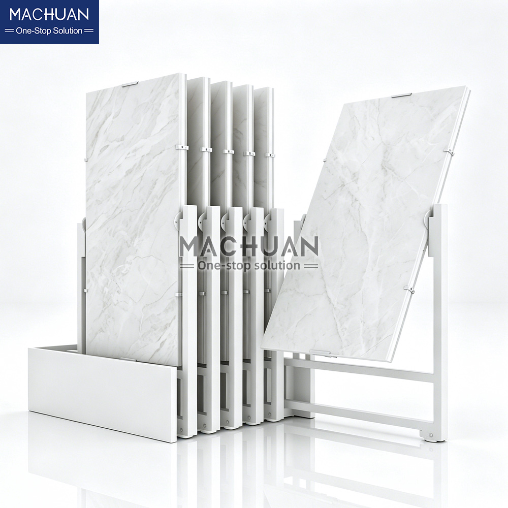 Silding Tile Display Rack 