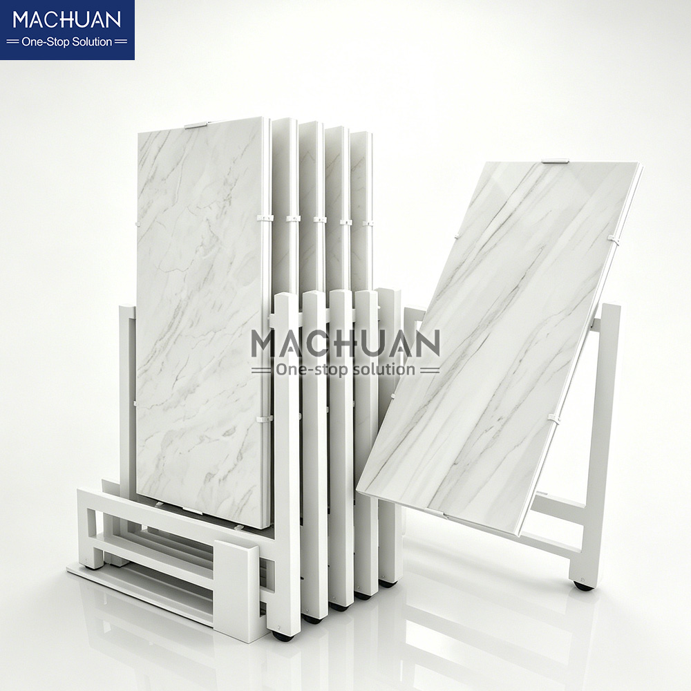 Tile Pull-Out Display Rack