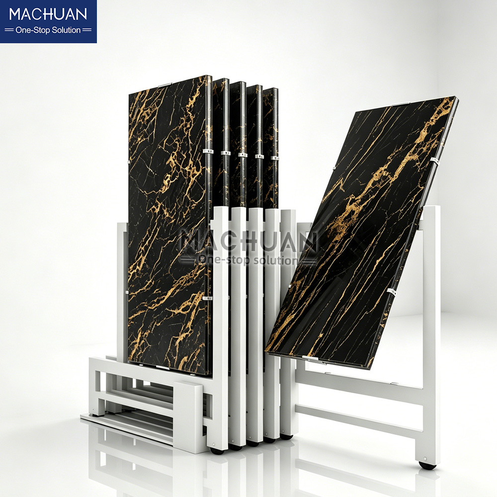 Pull-Out Tile Sample Display Stand