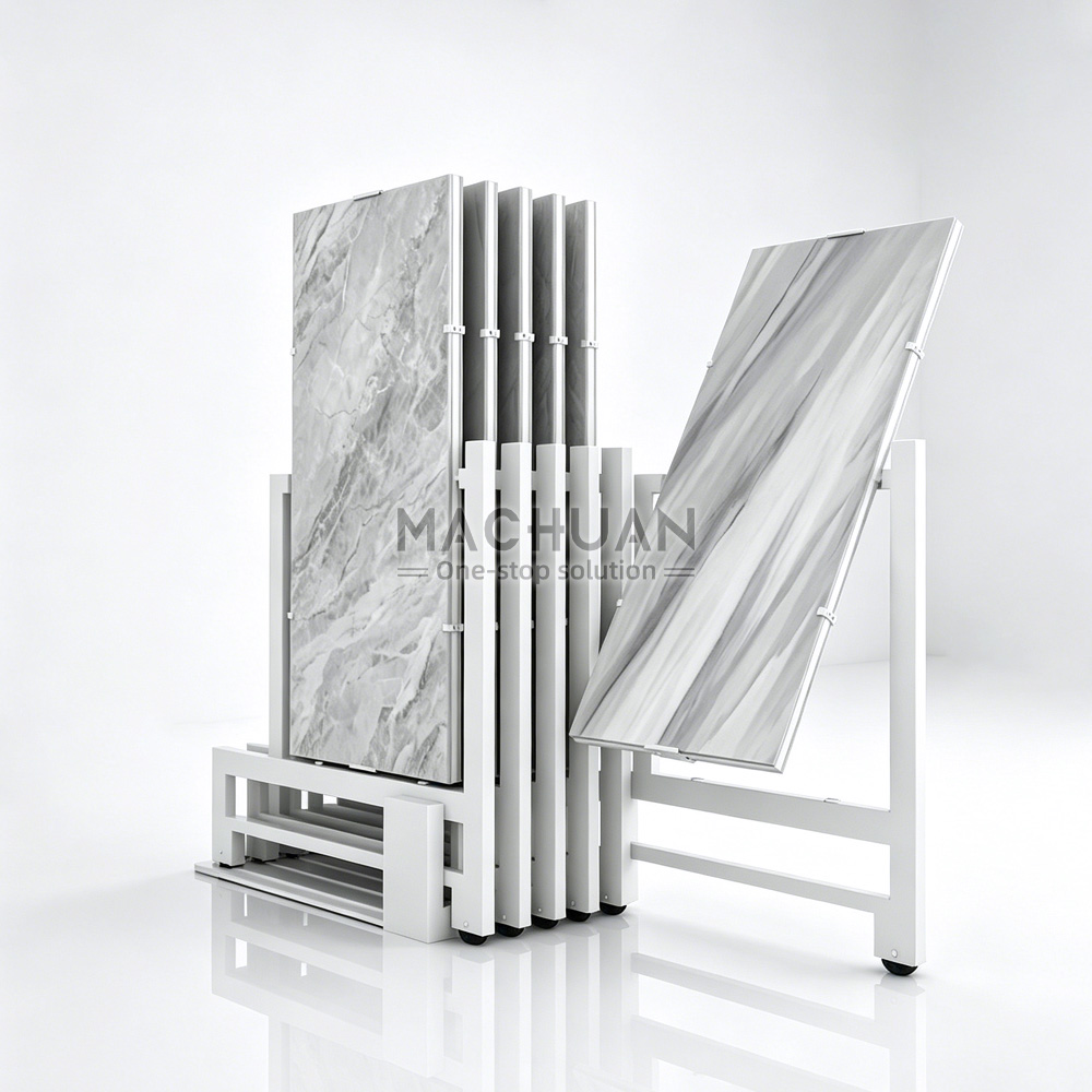 Tile Pull-Out Display Rack