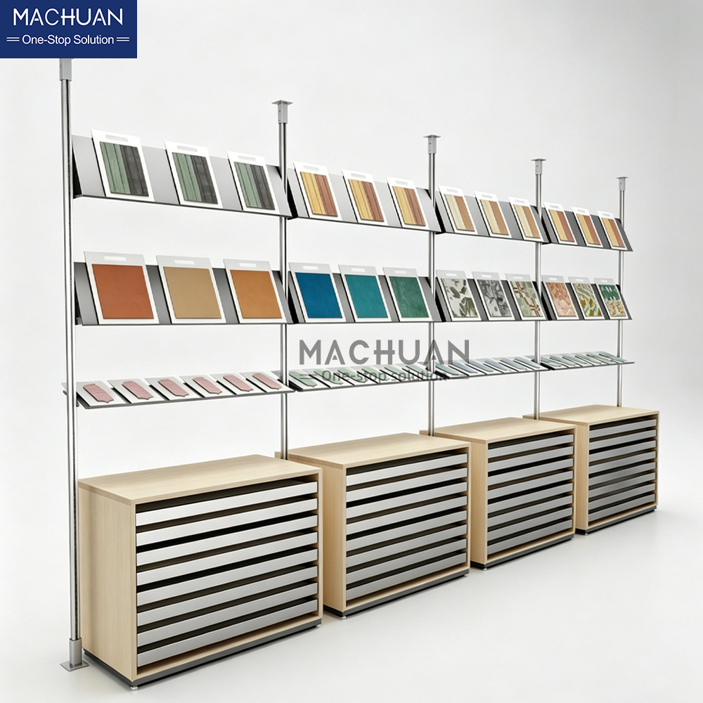 floor tile display stand