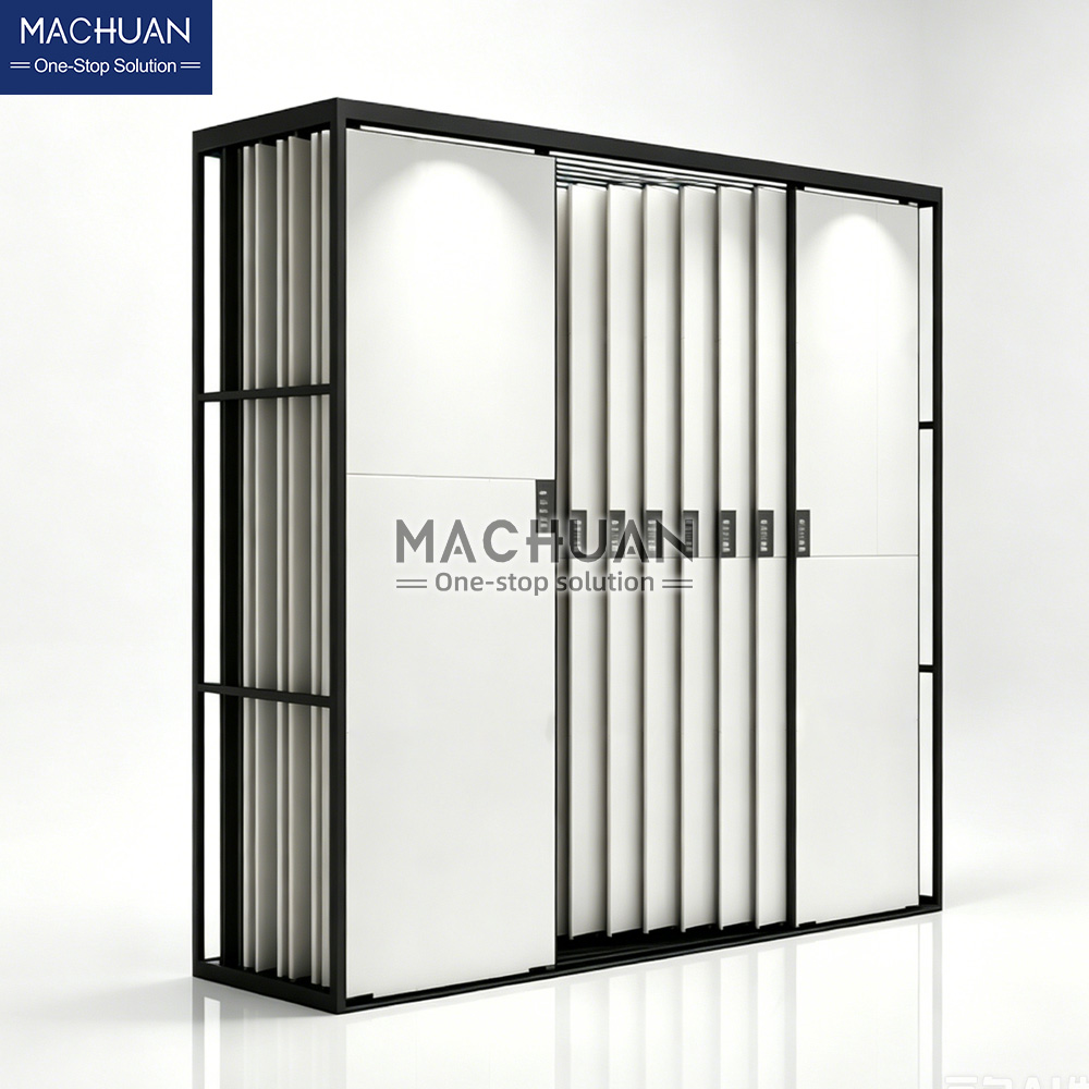 Wall Mounted Tile Display Rack 