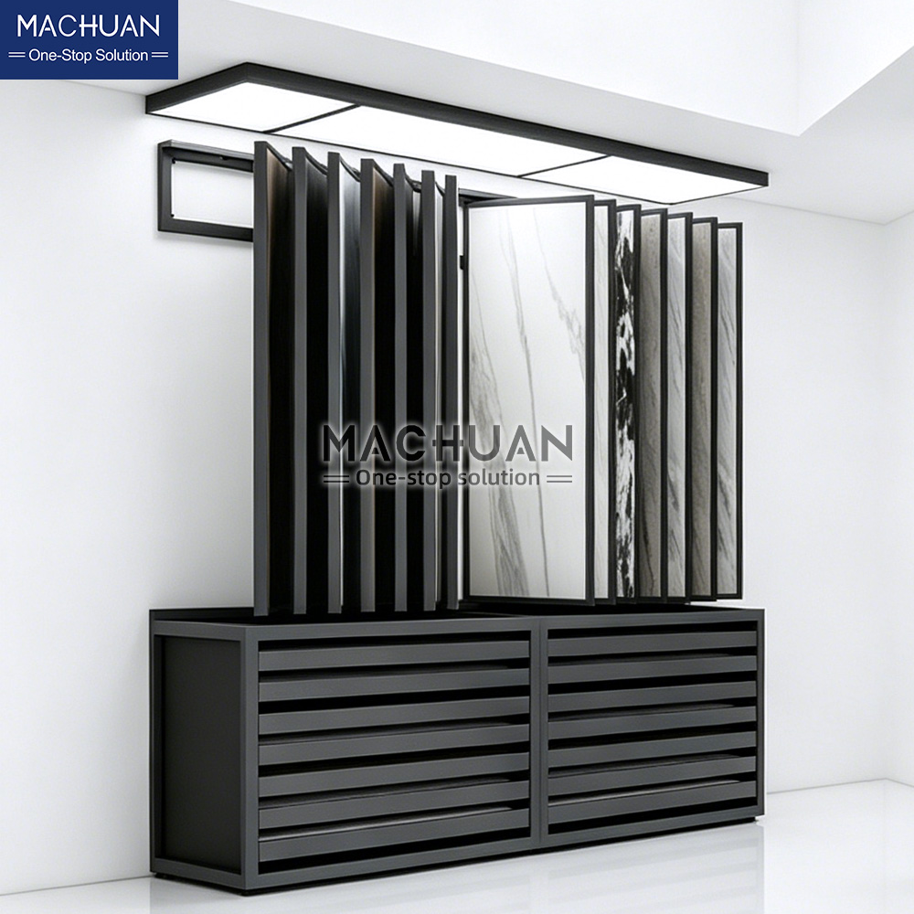 Multi-Tier Tile Display Stand