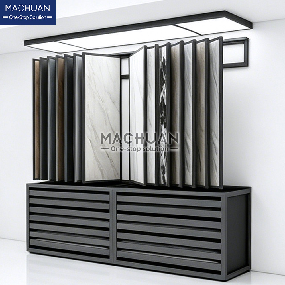 Tile Pull-Out Display Rack 