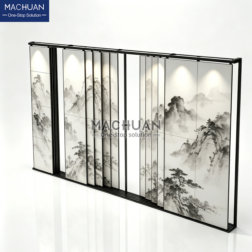 Metal Frame Tile Display Stand 