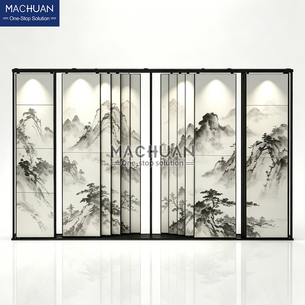 Sliding Tile Display Cabinet