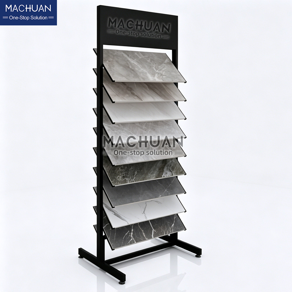 Slanted Tile Sample Display Stand